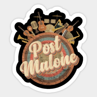 Music Tour Vintage Retro Style // Austin Richard Post Sticker